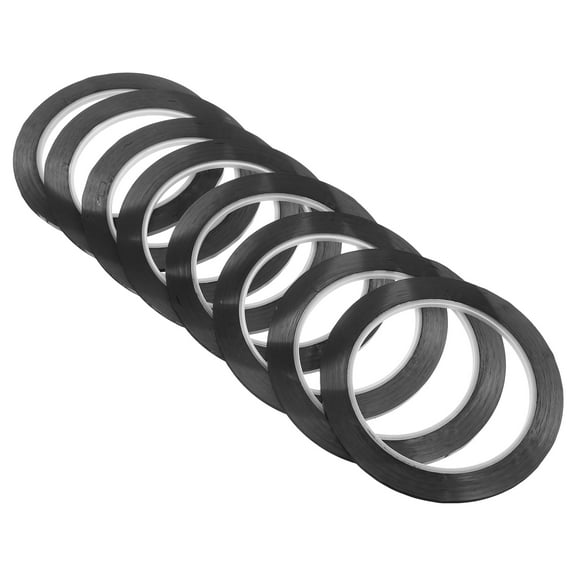 HOMEMAXS 16 pcs Border Adhesive Tape Art Tape Self-adhesive Grid Marking Tapes Whiteboard Gridding Tape (Black)