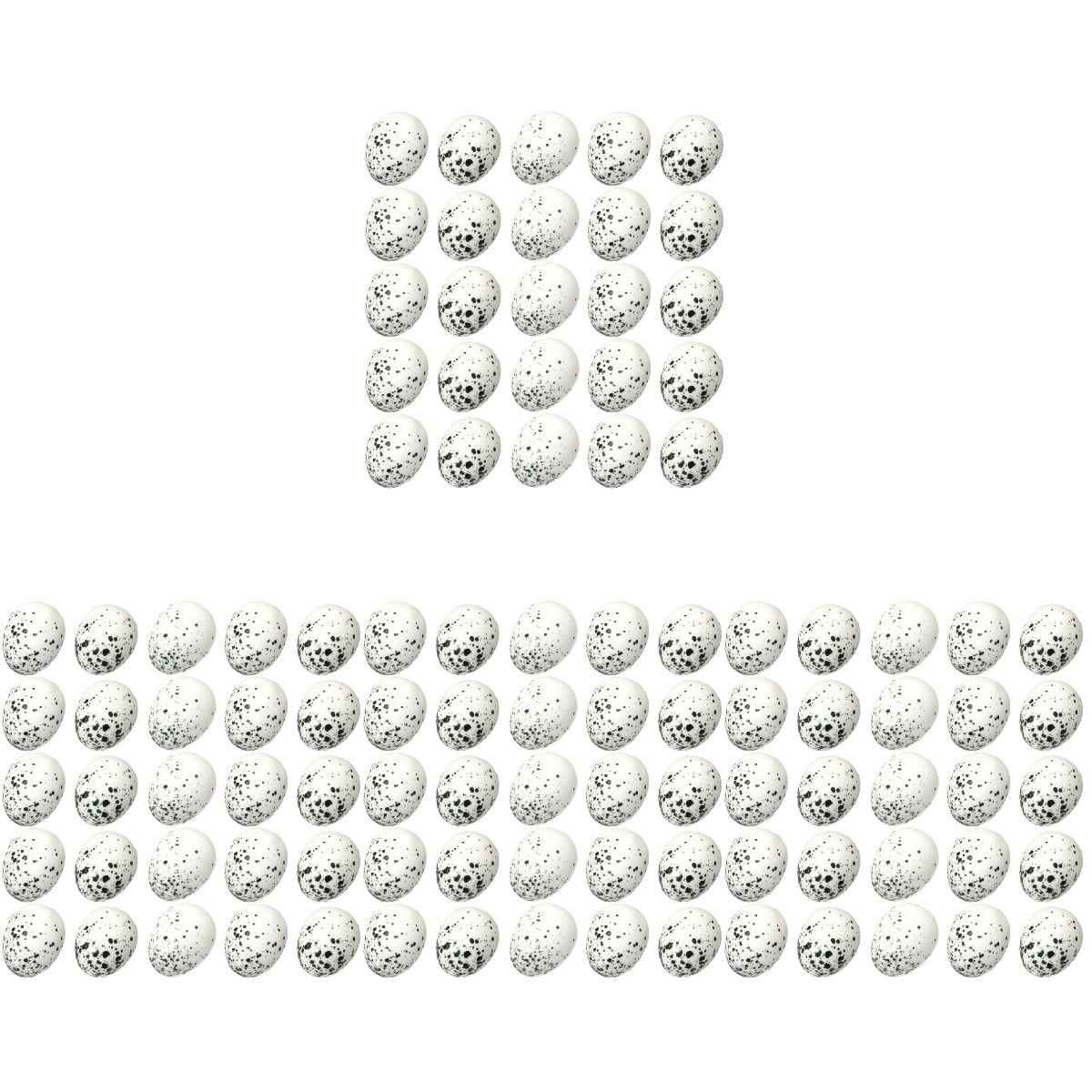 HOMEMAXS 160 pcs  Artificial Bird Egg  Easter Egg Ornaments Easter Foam Bird Egg  Decoration Party Favor