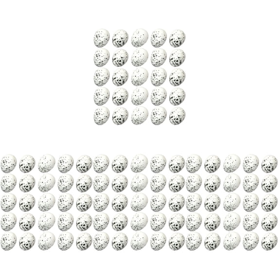 HOMEMAXS 160 pcs Artificial Bird Egg Easter Egg Ornaments Easter Foam Bird Egg Decoration Party Favor