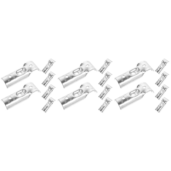HOMEMAXS 18 pcs Fence Rail T Clamps Panel Clamps Carbon Steel End Rail Clamps Clamps