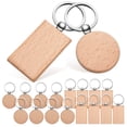 thumbnail image 1 of 18Pcs Keychain Blanks Assorted Color for Customizing and Decorating Keys, 1 of 8