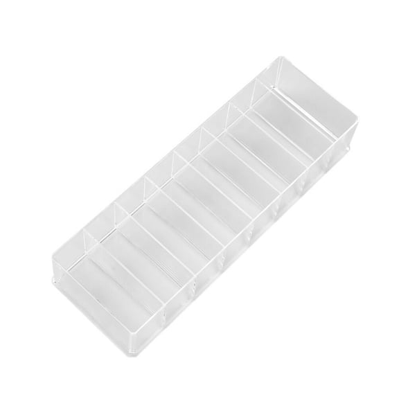 HOMEMAXS 1PC Desktop Charging Cable Earphone Storage Box Transparent Multi-function Box