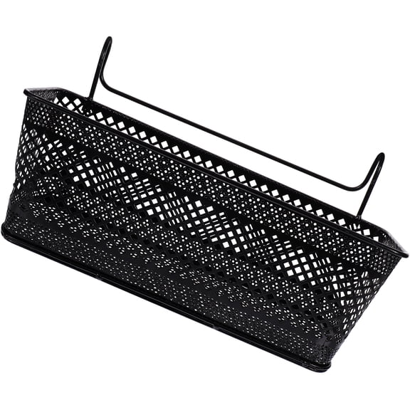 HOMEMAXS 1PC Rectangular Iron Wire Storage Basket Grid Design (Random Color)