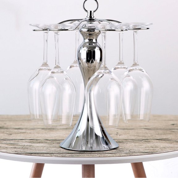 VERDANVERSE Hanging Shelf Wine Glass Holder Iron Goblet Suspension For Restaurant 1PC