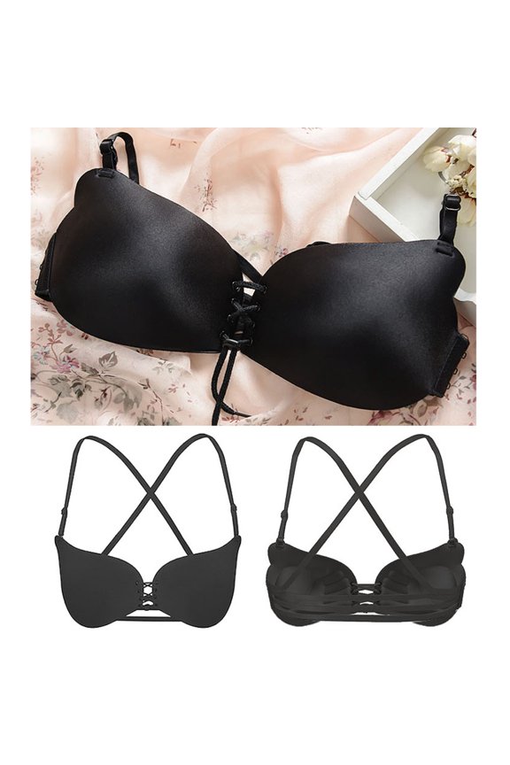 1Pack Soft Bras for with Backless and Breathable Design