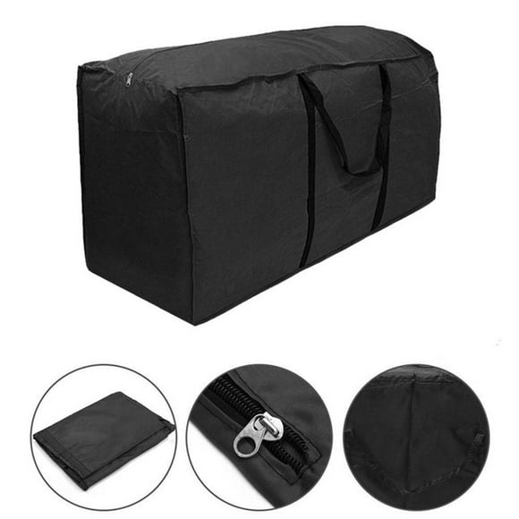 HAMPPLIES Christmas Tree Storage Container Black Synthetic Material 1Set
