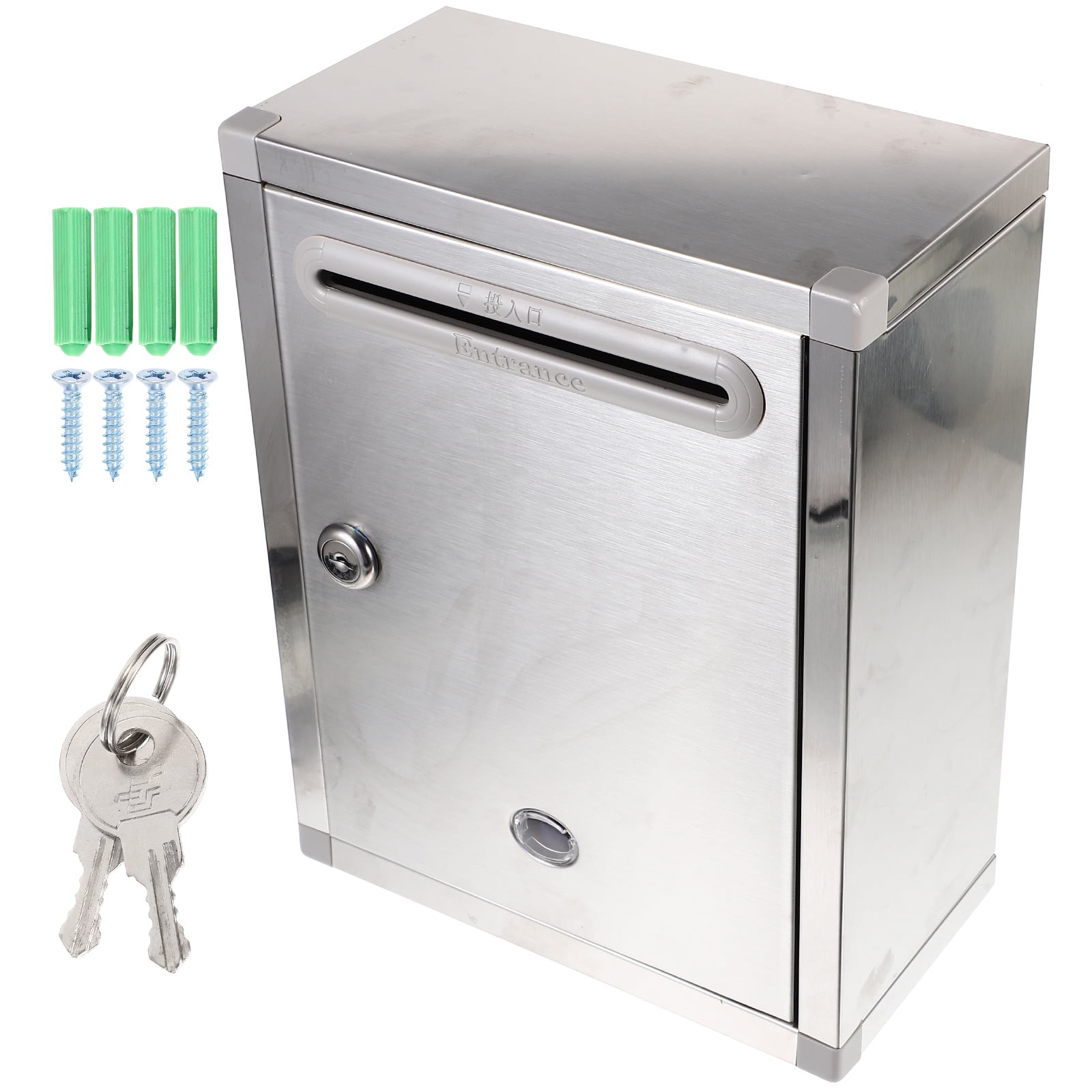HOMEMAXS 1pc Metal Mailbox Practical Mailbox Rust-proof Mailbox for ...