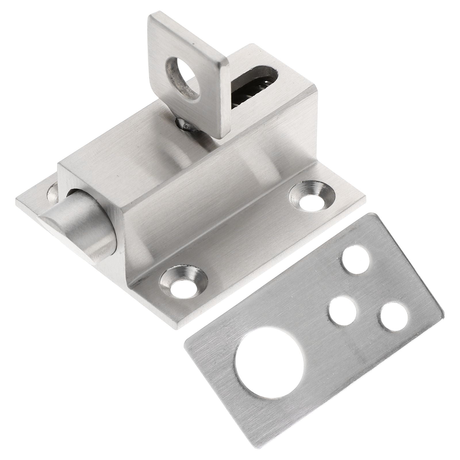 TABLZONE Door Window Spring Latch Stainless Steel Silver 1Pcs 1.7x1.8x1 ...