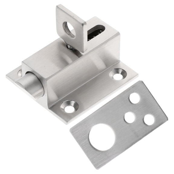 TABLZONE Door Window Spring Latch Stainless Steel Silver 1Pcs 1.7x1.8x1.2in