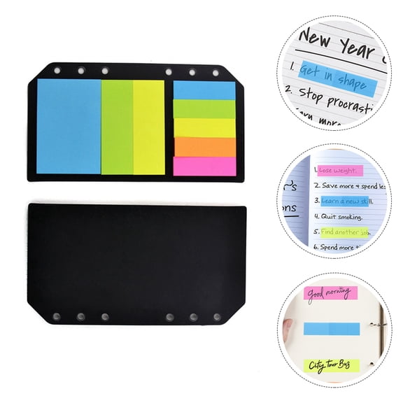 HOMEMAXS 2 Books Sticky Index Tabs Page Markers Notes Bookmark