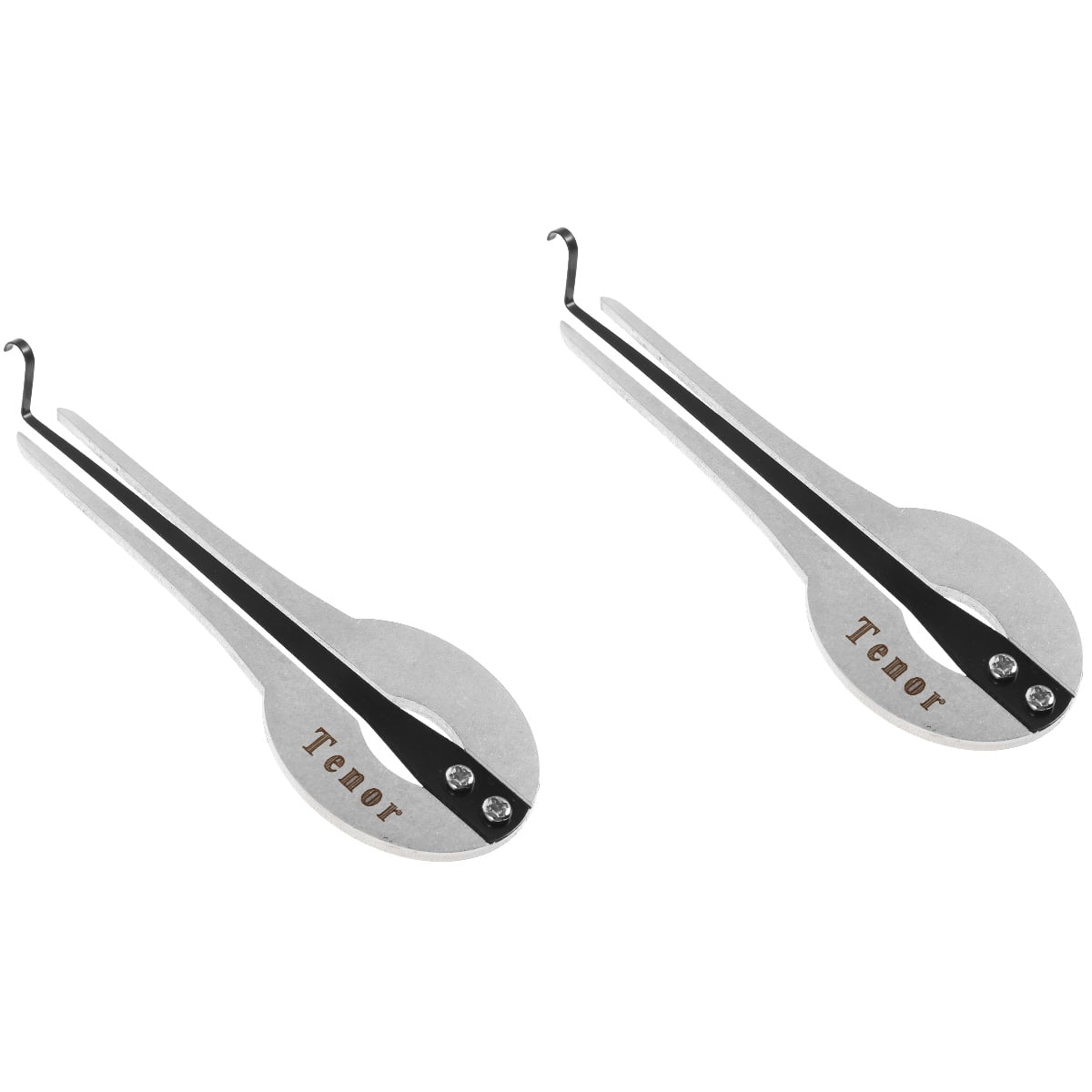 HOMEMAXS 2 Count Jaw Harp Harmonica 12.40X4.00X0.30CM Silver