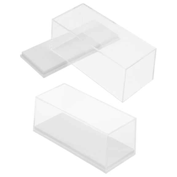 HOMEMAXS 2 PCS Figurine Display Case for Figures Rabbit Shape Charcuterie Board Decor