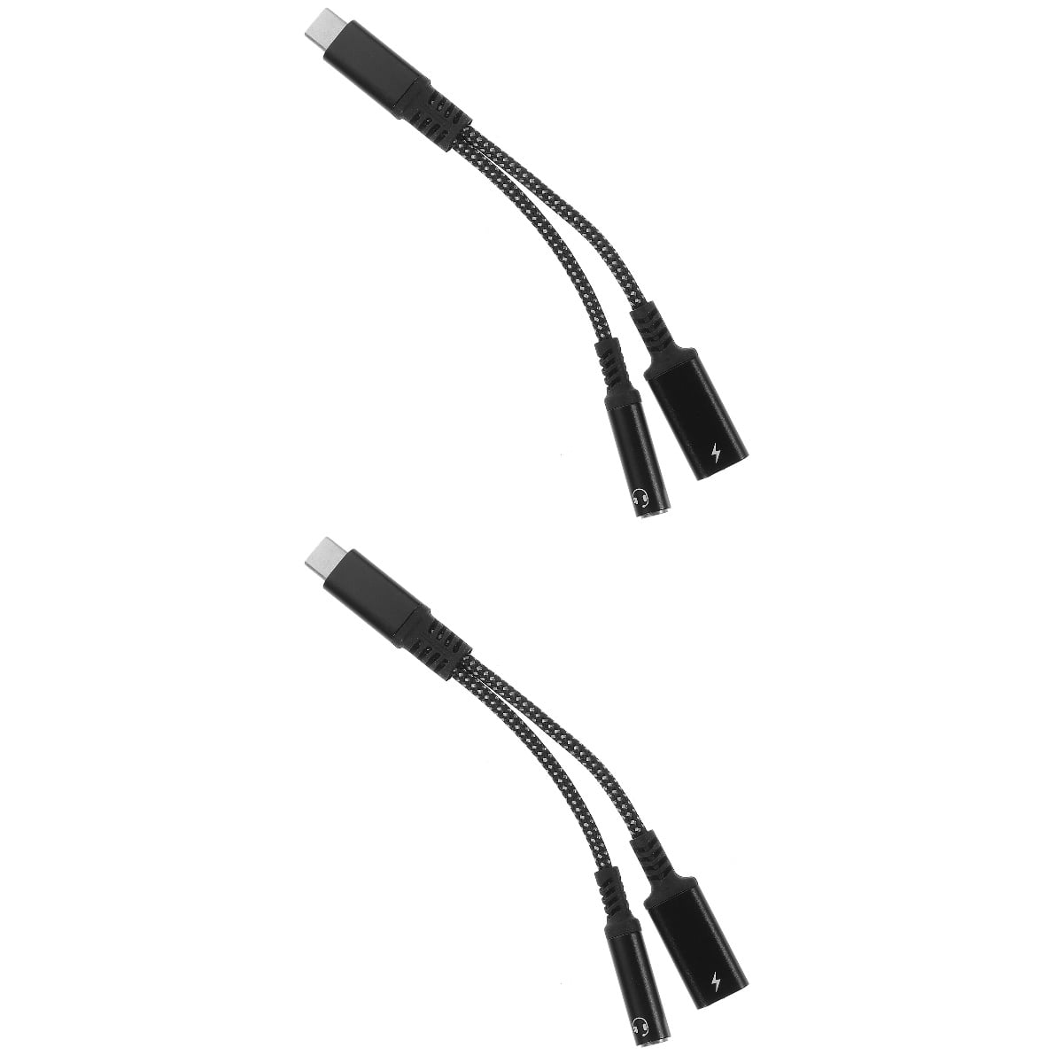 HOMEMAXS 2 PCS Splicer Connector for Earbuds Usb Type- Adapter ...