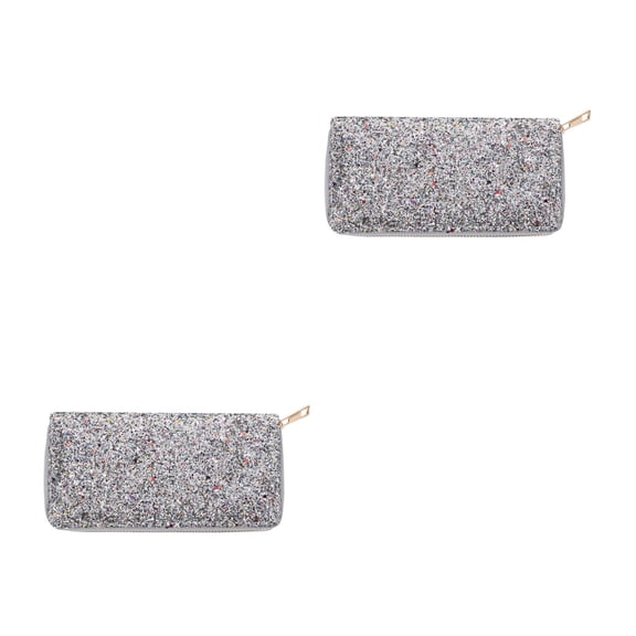 HOMEMAXS  2 Pack Combination Wallet and Keychain Women's Miss