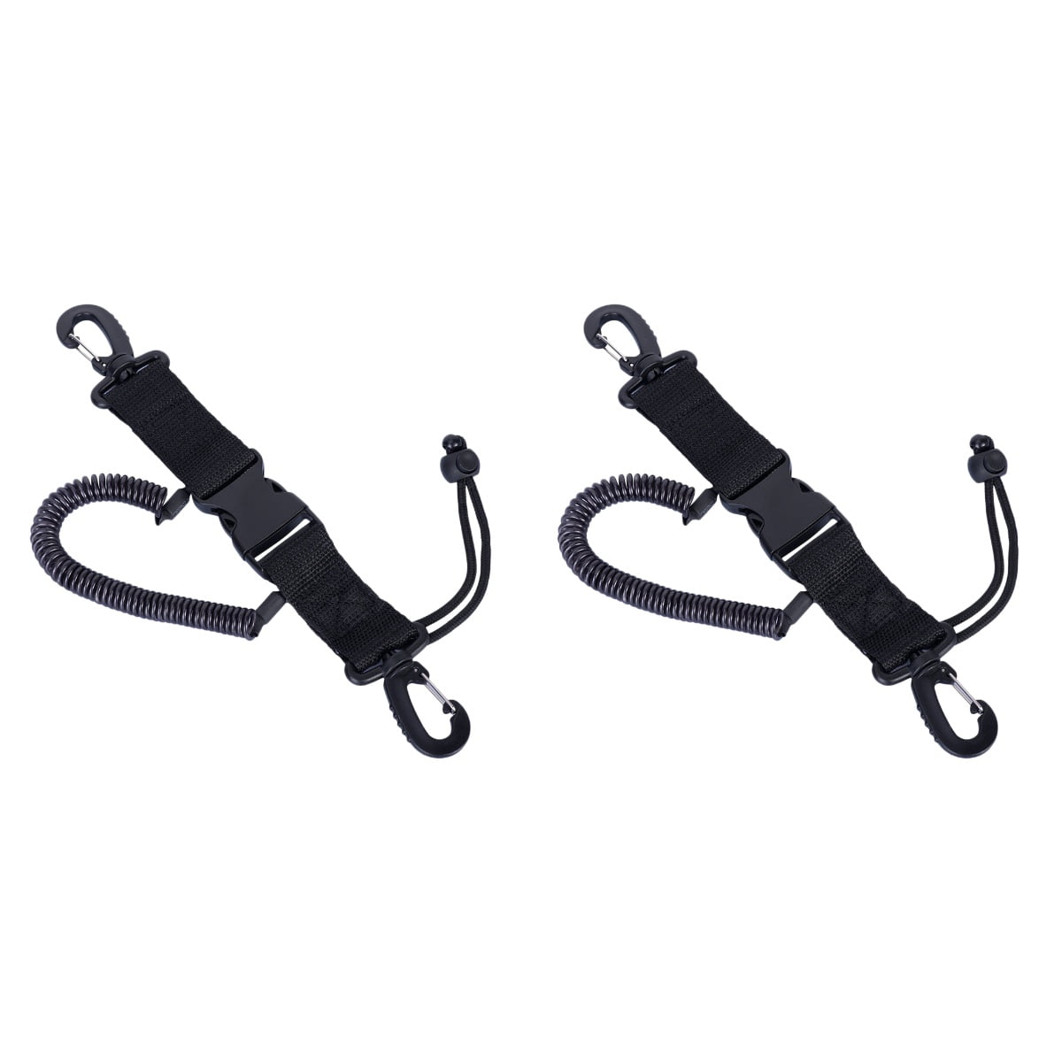 HOMEMAXS 2 Pack Dive Gear Anti-lost Spring Rope Coiled Lanyards ...