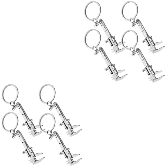 HOMEMAXS  2 Pack Heart Shape Keychain Keychains Vernier Caliper Buckle