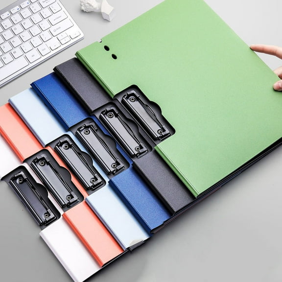 HOMEMAXS  2 Pcs A4 Folder Black Office Supplies Paper File Binder Student