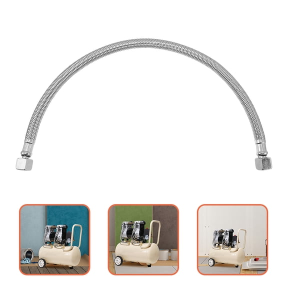 HOMEMAXS 2 Pcs Air Compressor Hose Tool Hoses Accessories for Silver