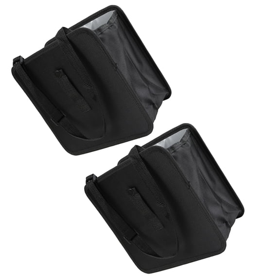 HOMEMAXS 2 Pcs Back Seat Car Organizer Air Freshener Boot Organiser Black