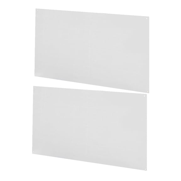 2 Pcs Banner Party Blank Flag 180.00X100.00X0.01CM White