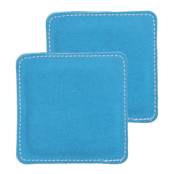 HOMEMAXS  2 Pcs Billiard Pool Cue Cleaning Cloth Scrubbing Polishing Blue