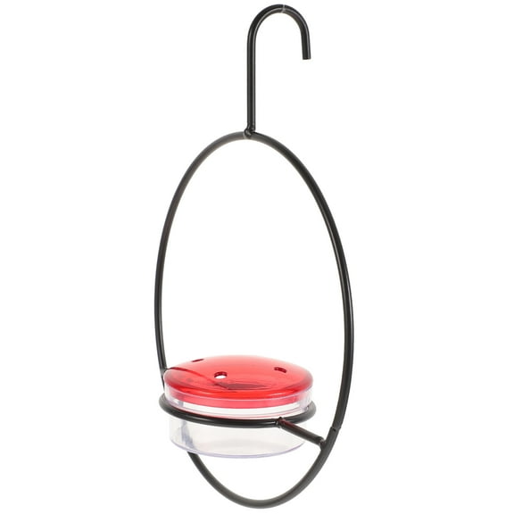 HOMEMAXS  2 Pcs Bird Feeder Large Outdoor Hanging Stackable Hummingbird Wild 2pcs (black)