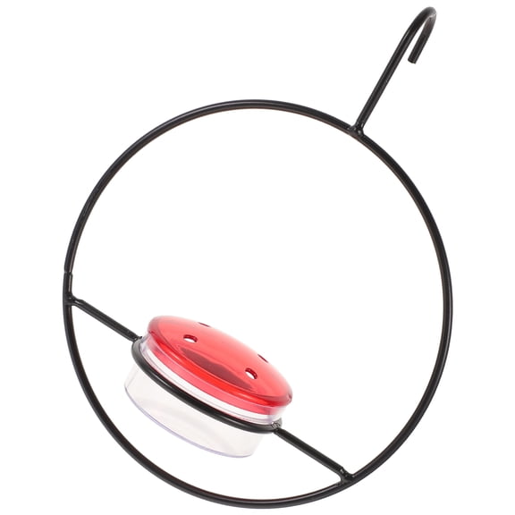 HOMEMAXS  2 Pcs Bird Feeder Outdoor Hanging Stackable Hummingbird Wild 2pcs (black)