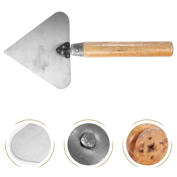 2 Pcs Bricklaying Knife Concrete Screed Tools Scraper Silver