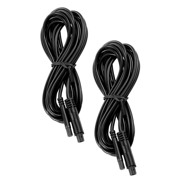 HOMEMAXS 2 Pcs Car Extension Cord Dashcam Camera Cable Reel Extend Original Rear Black