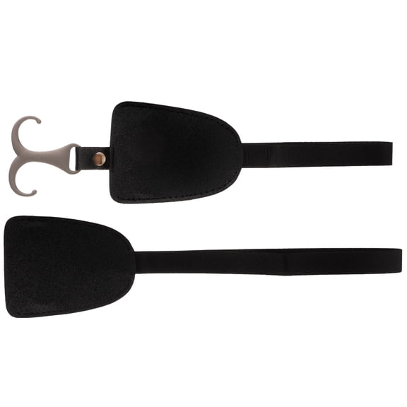 HOMEMAXS  2 Pcs Car Hook Seat Back Multifunctional Creative Hidden Vent Phone Mount Coat Hanger Office Black