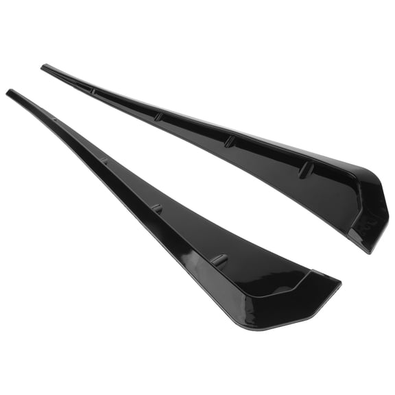 HOMEMAXS  2 Pcs Car Shark Cheek Stickers Air Vent Decal Vents Wind Black