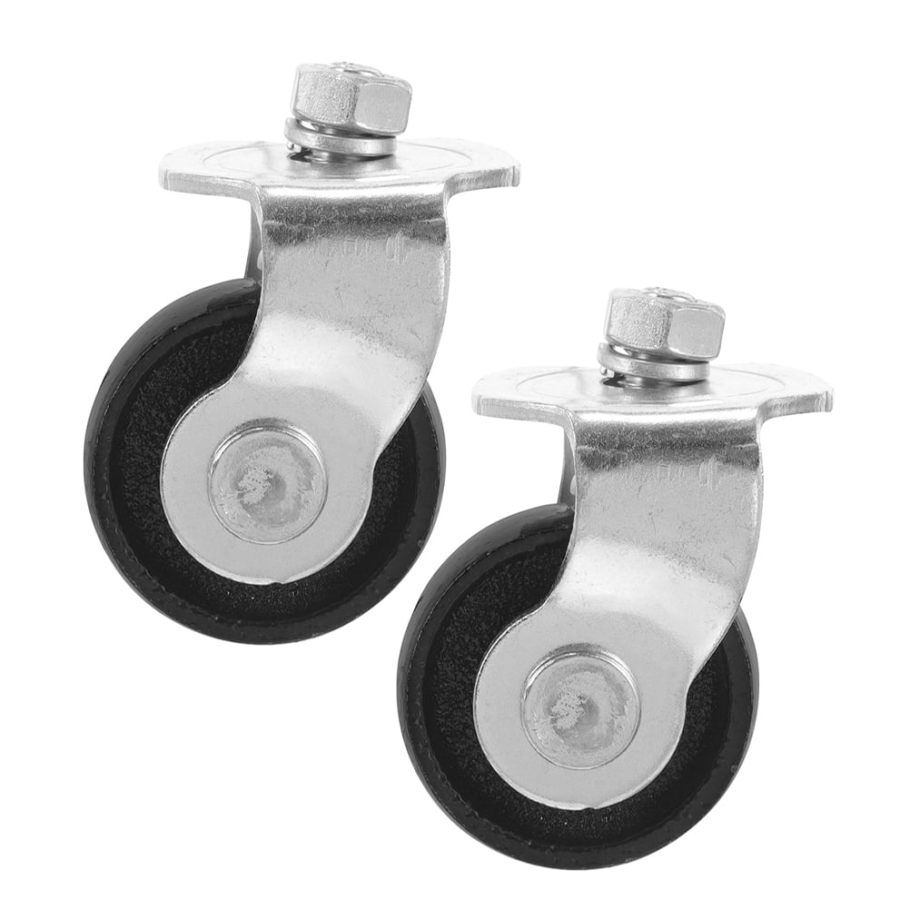 HOMEMAXS 2 Pcs Caster for Floor Jack Car Supplies Wheel Trolley Casters Travel