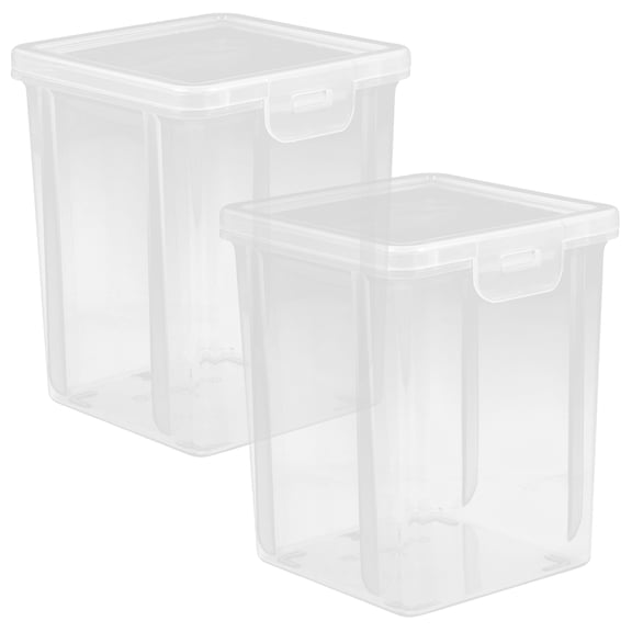 HOMEMAXS 2 Pcs Classroom Storage Containers Clear Pencil Cases Boxes for Make Vanity Organizer