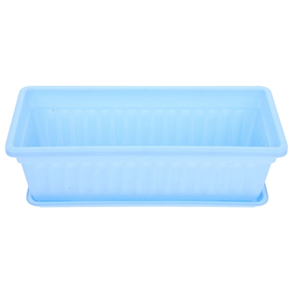 HOMEMAXS Resin Orchid Plant Pots for Succulents and Storage Use Lavender Color 2 Pcs