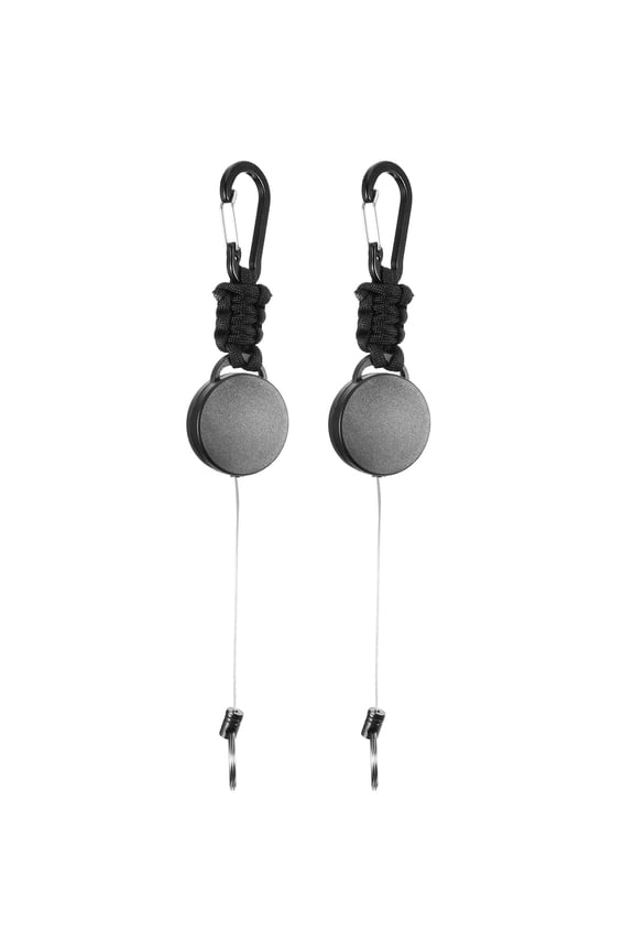 2 Pcs Climbing Keychain Rust-resistant Keychain 15.00X4.00X1.00CM Black
