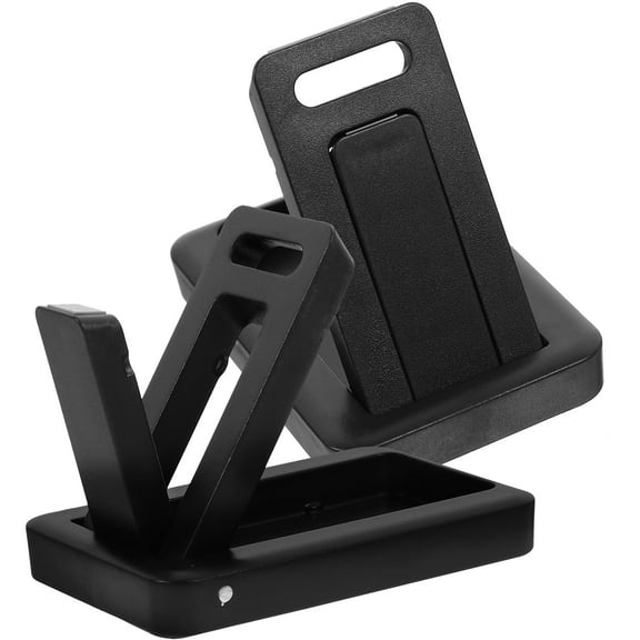 HOMEMAXS 2 Pcs Computer Stand Laptop Cooling Pad Mini Tablets Cell Phone Holder Black