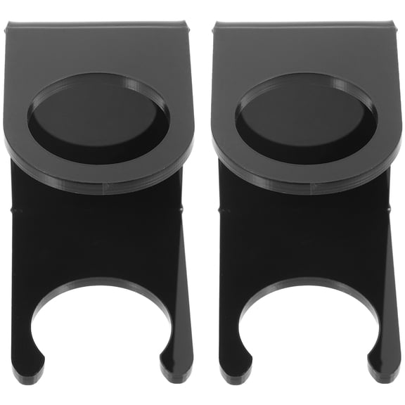 HOMEMAXS 2 Pcs Convenient Bat Support Bats Baseball Display Case Black