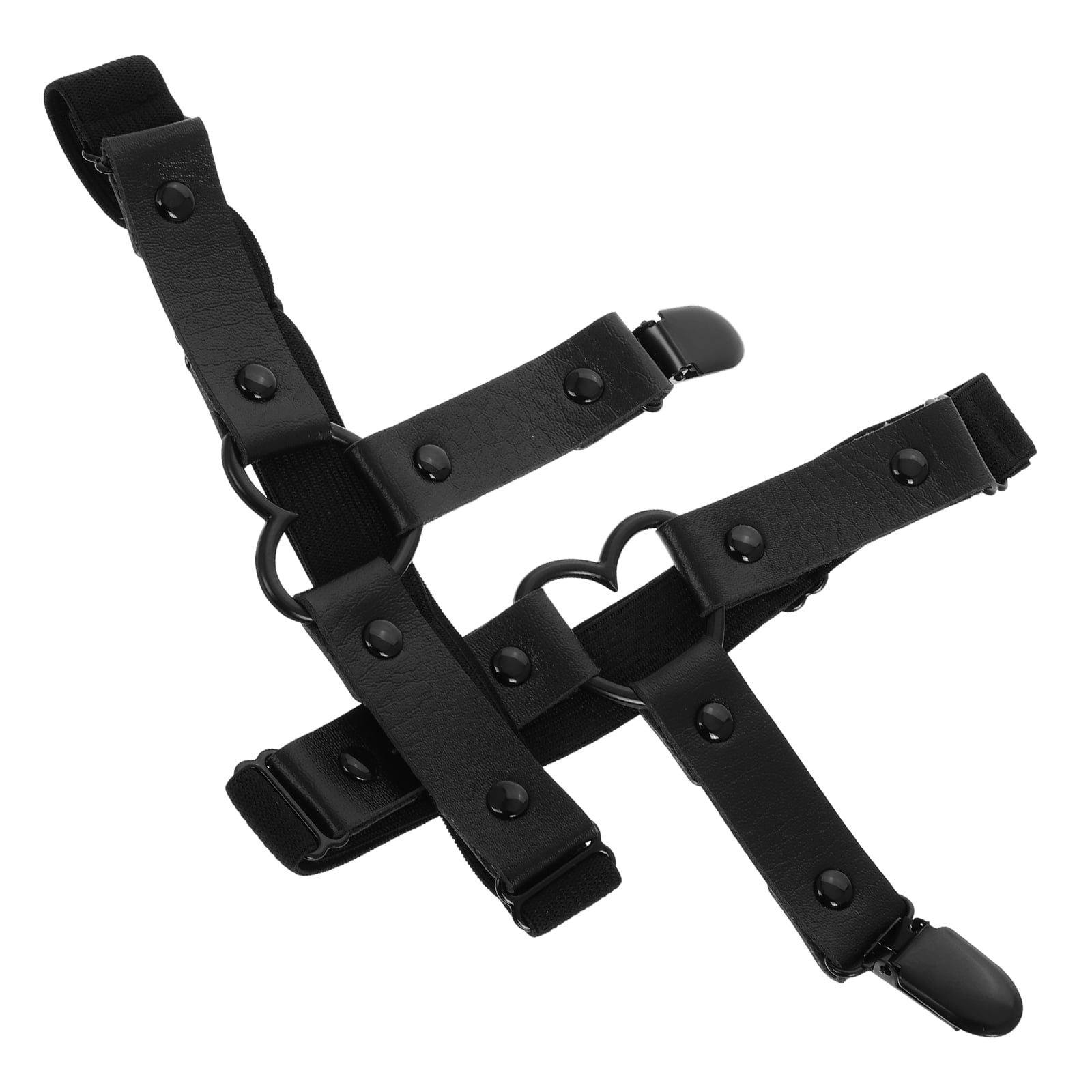 HOMEMAXS  2 Pcs Corner Clip Carabiner Fishing Buckle Punk Garters