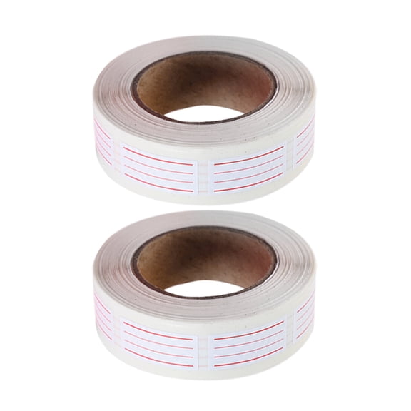 HOMEMAXS  2 Pcs Correction Sticker Double Sided Tape Roller Labels Student