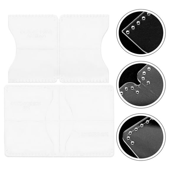 HOMEMAXS  2 Pcs Custom Stencil Stencils for Crafts Reusable Acrylic Template