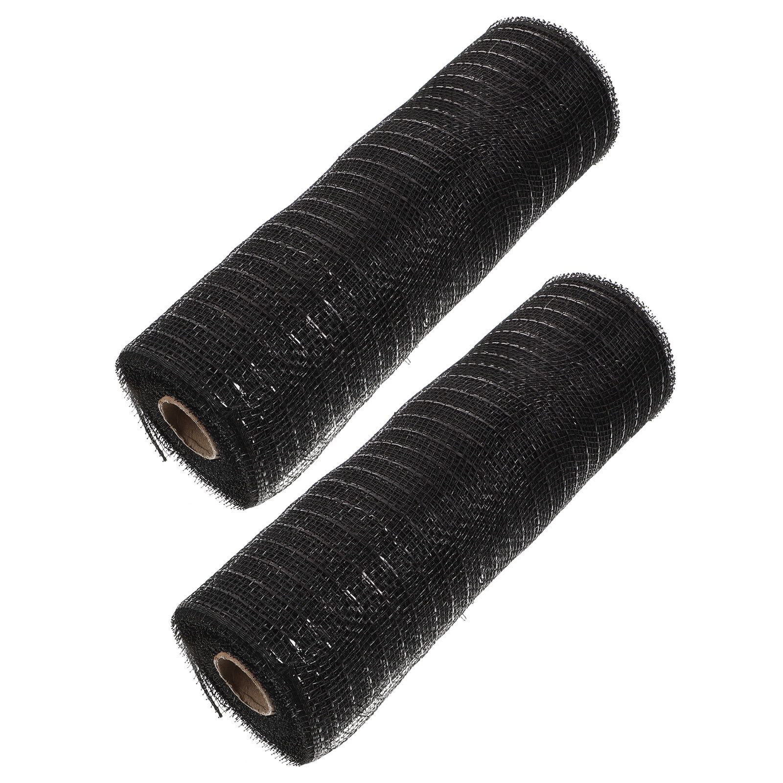 BEADCEST 2pcs Mesh Ribbons for Home Black Gauze Decoration for Valentines Day