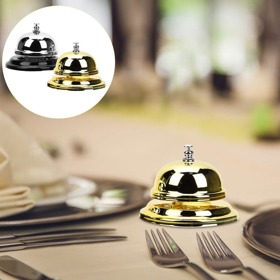 HOMEMAXS 2 Pcs Dinner Bell Desk Bell Service Bell Child 8.5x8.5cm
