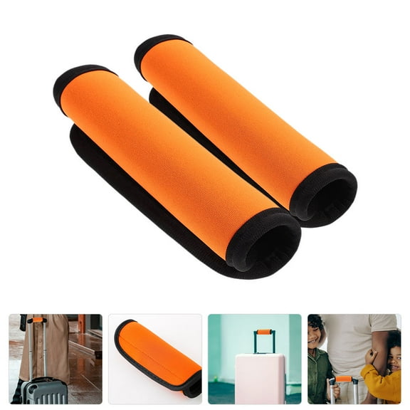 HOMEMAXS  2 Pcs Diving Material Trolley Case Handle Cover Combination Lock for Locker Travel Tote The Bag