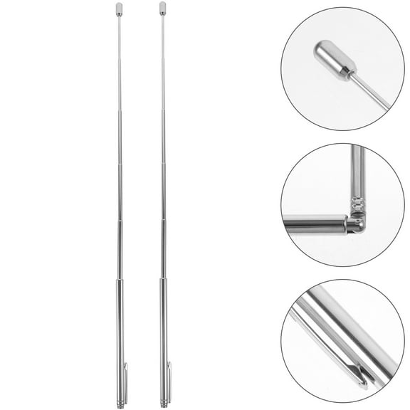 VERDANVERSE Dowsing Rod Metal Dowsing Rods Silver Water Detection Geological Exploration 2pcs