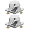 thumbnail image 1 of HOMEMAXS  2 Pcs Drum Saddle Lug Adjuster Snare Accessories (l18 Saddle-52mm) Stand Tom Foot Brackets Silver, 1 of 8