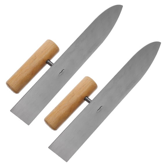 VERDANVERSE Drywall Plasterboard Fixing Tool Trowel Silver Plaster Tool Practical Design 2Pack