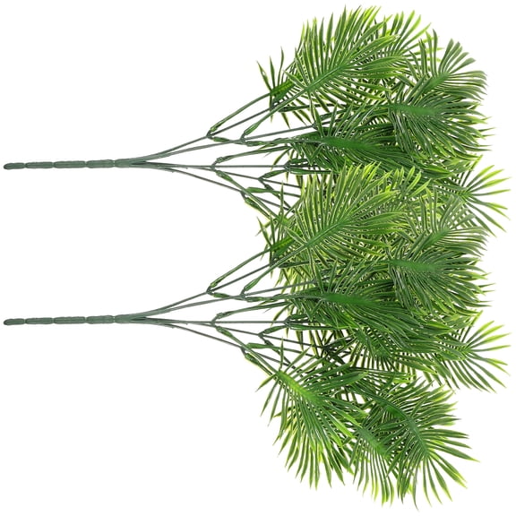 MOKKHNB Fake Leaves Decor Greenery Artificial Bunches Plastic 2 Pcs