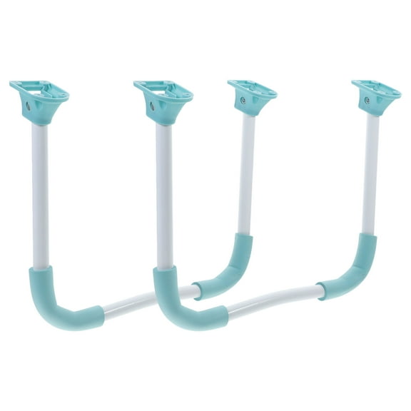 HOMEMAXS 2 Pcs Folding Table Legs Adjustable Height Bracket