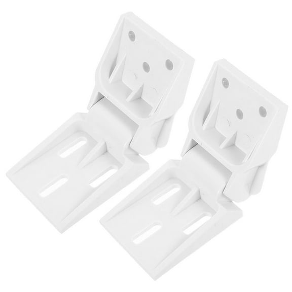 HOMEMAXS 2 Pcs Fridge Accessory Replacement Hinge Refrigerator Freezer Door White