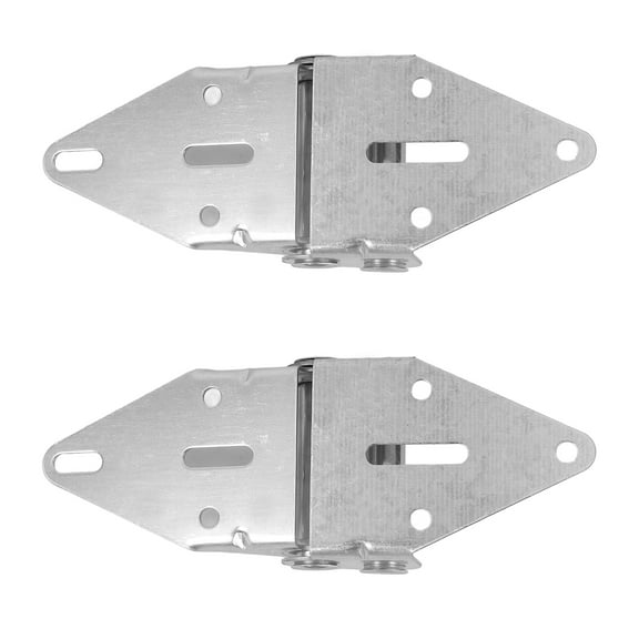 HOMEMAXS 2 Pcs Garage Retractable Folding Shelf Brackets Hinges Silver